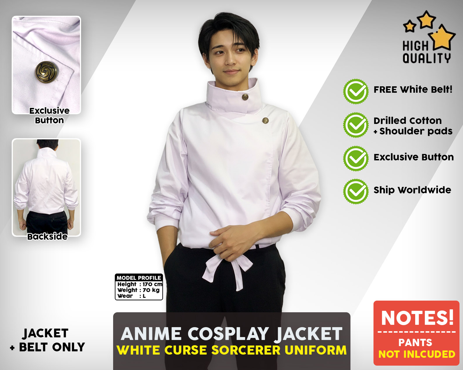 Yuta Okkotsu Blazer — Jujutsu Kaisen Premium Edition